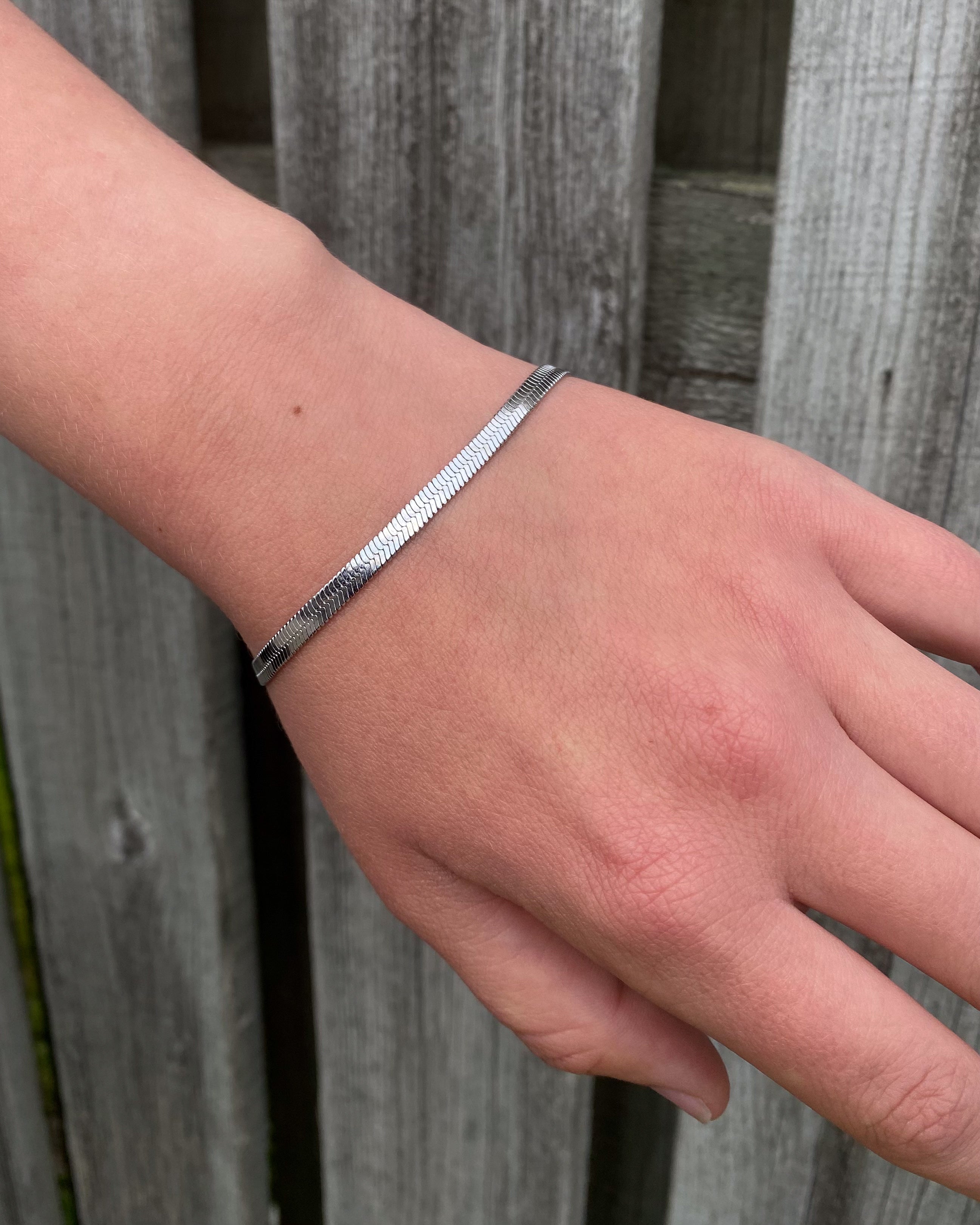 Snake Chain Bracelet 4mm