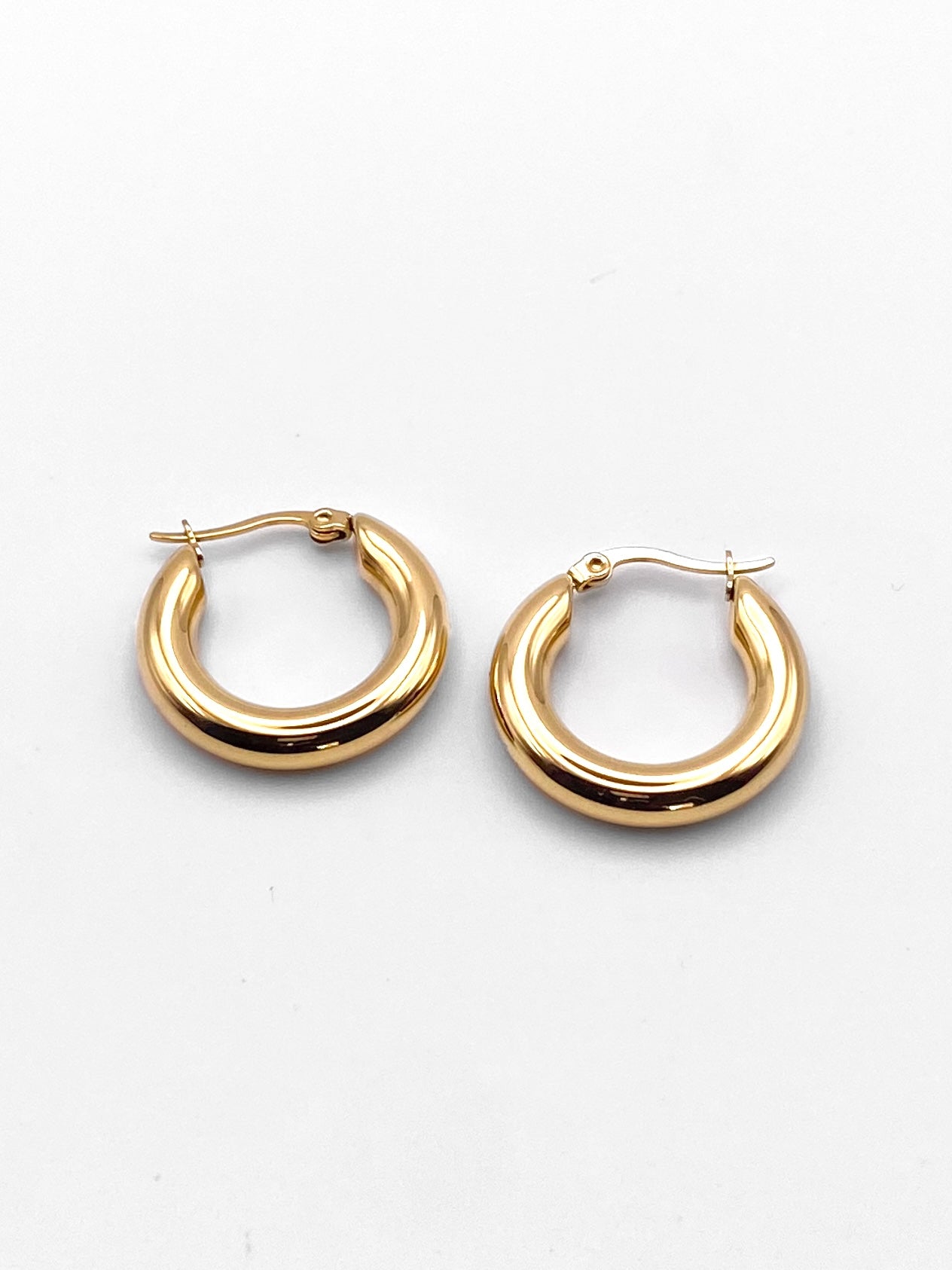 Golden Bold Hoops