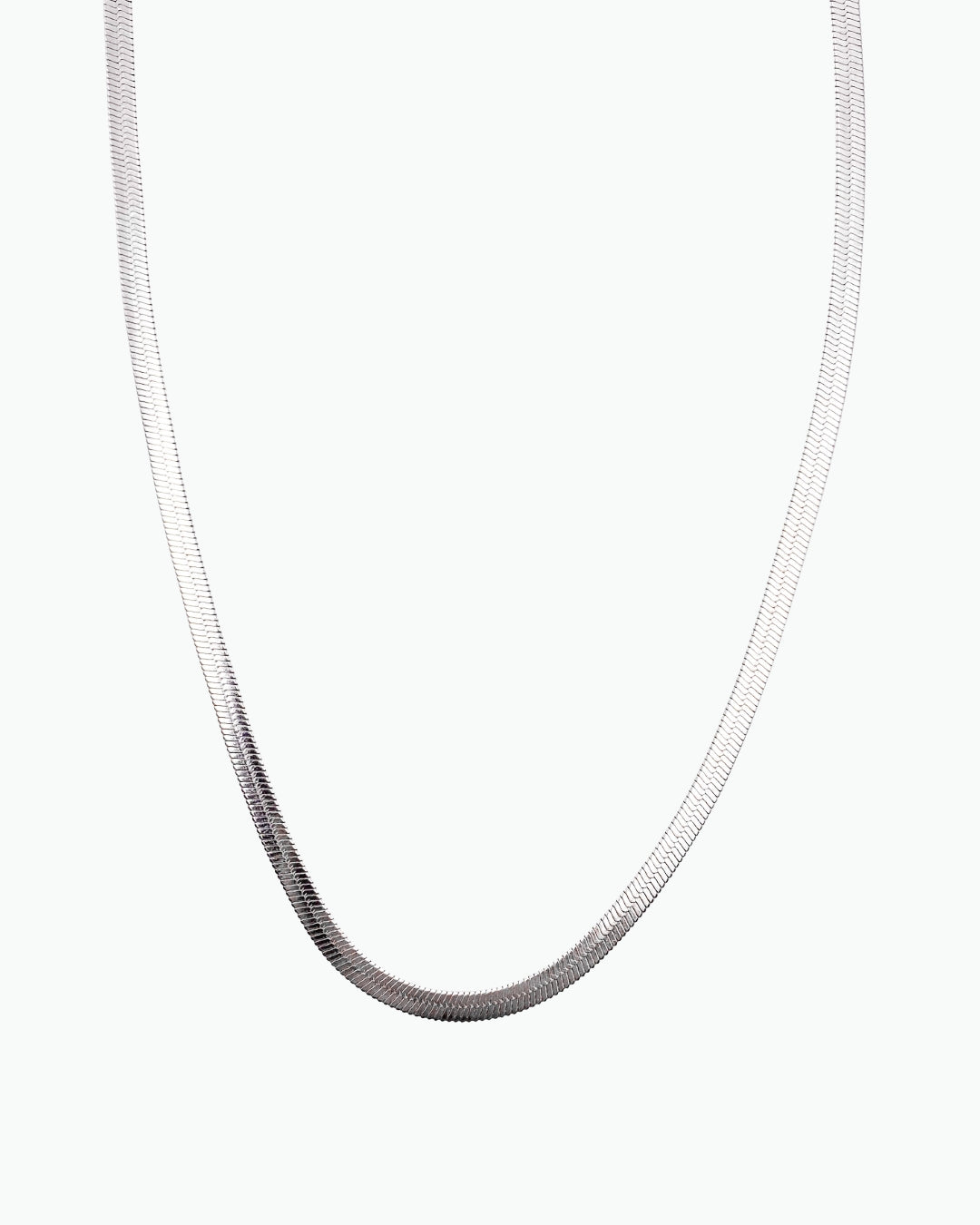 SNAKE EDGE NECKLACE 4MM
