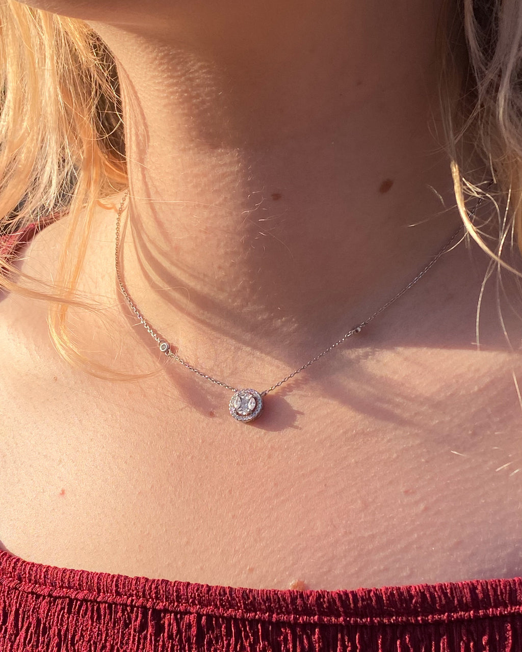 Halo Sparkle Necklace