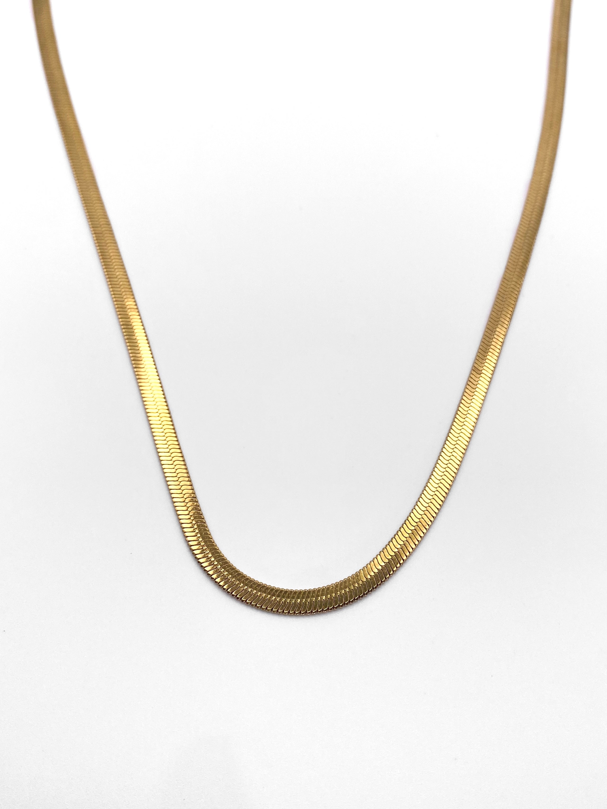 Snake Edge Necklace 4mm