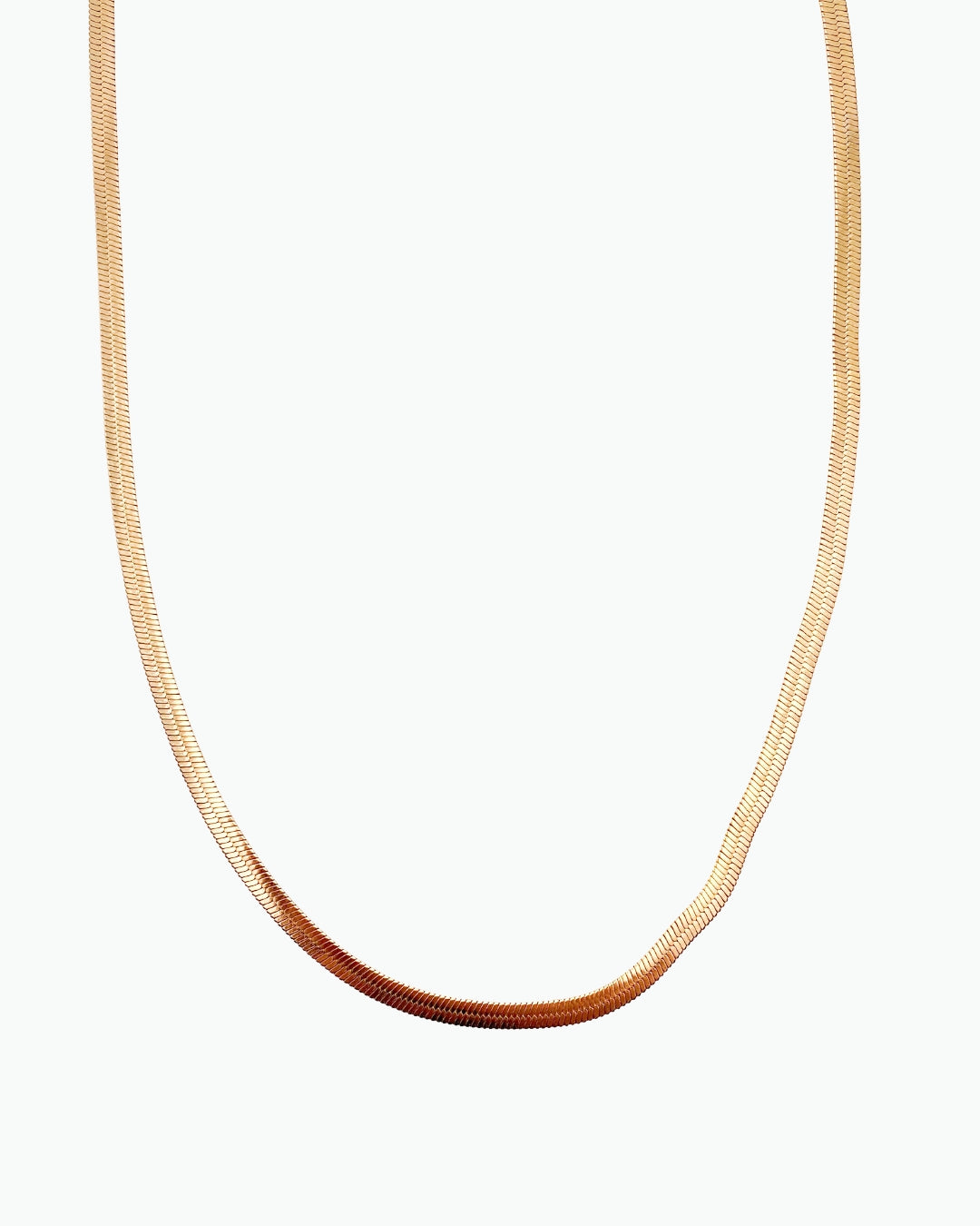 SNAKE EDGE NECKLACE 4MM