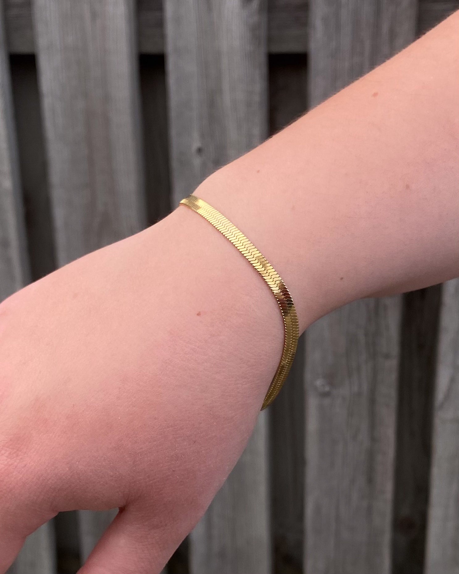 Snake Chain Bracelet 4mm