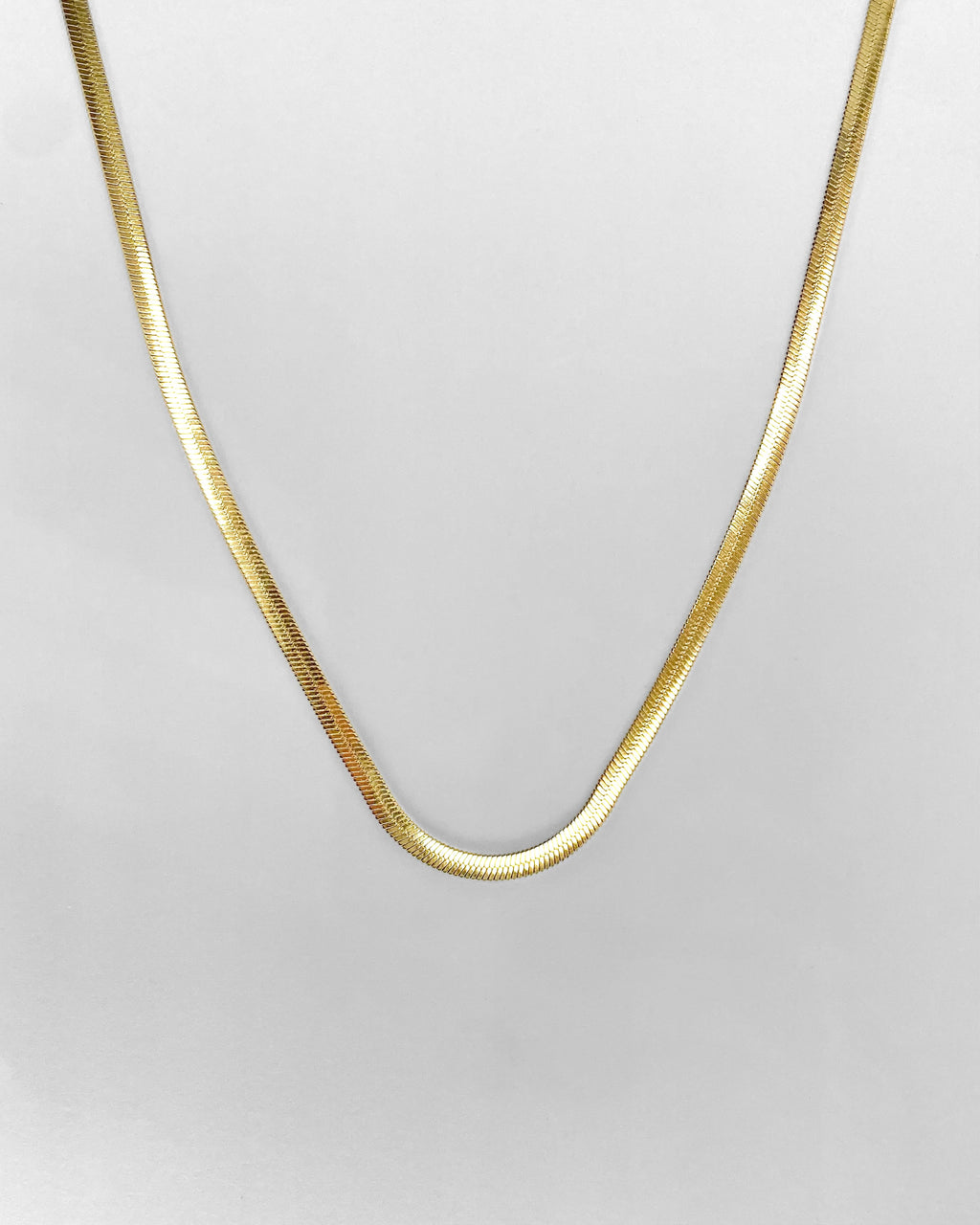 Snake Edge Necklace 4mm